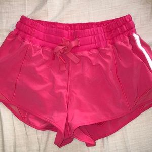 Lululemon Hotty Hot pink shorts